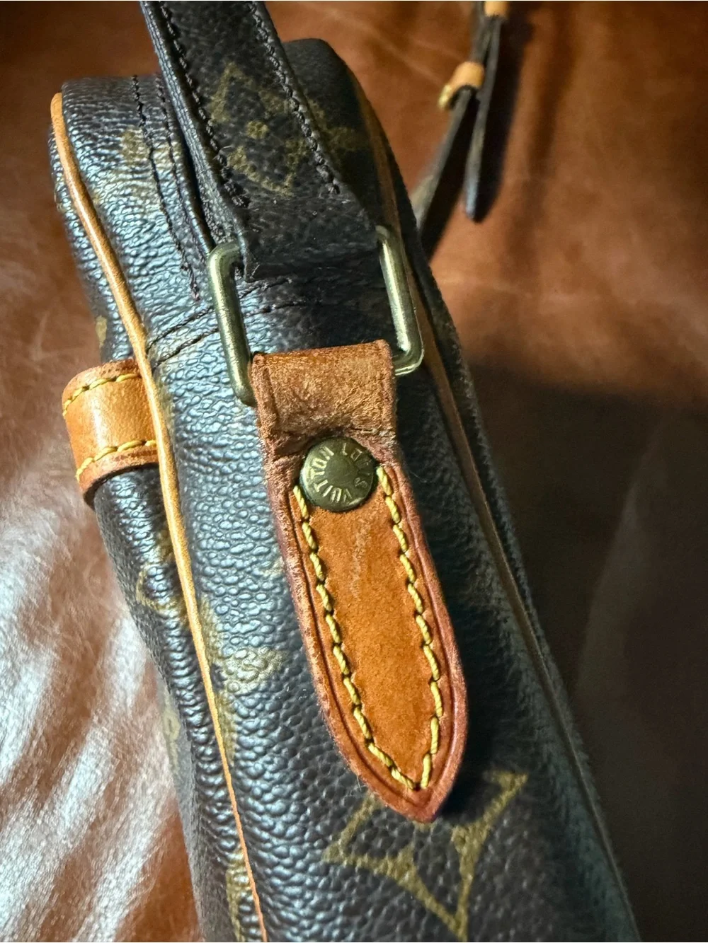 Louis Vuitton Vintage Danube Monogram Canvas Adjustable Strap Crossbody